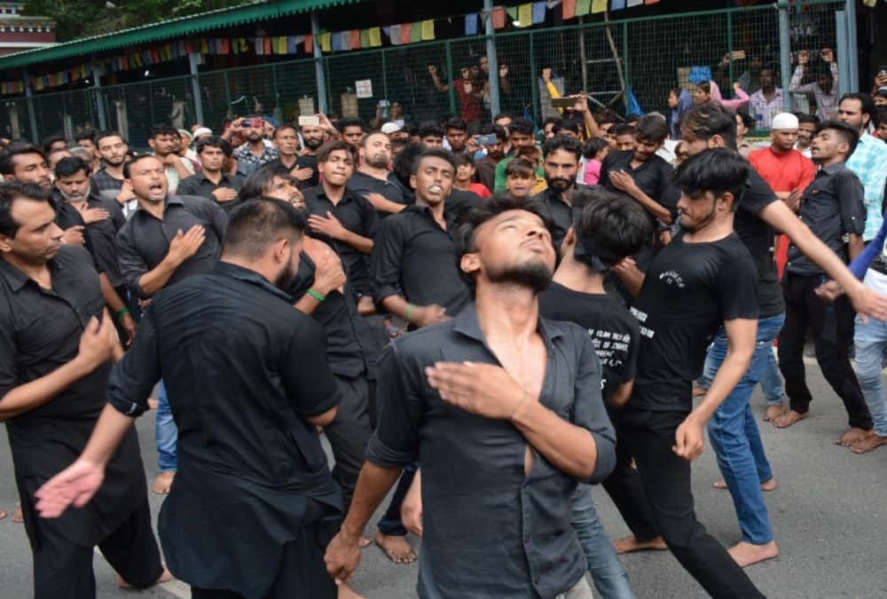 Muharram 2019 Tajiya julus with Tricolour in dehradun
