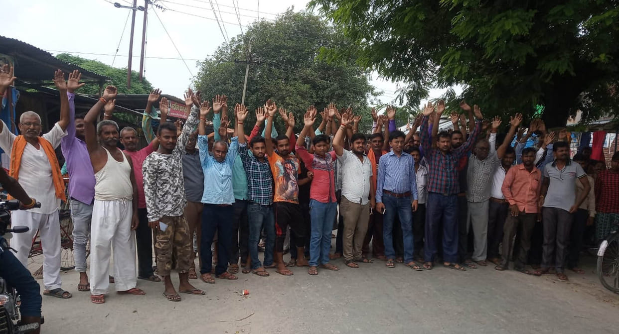 agitation over trader's murder