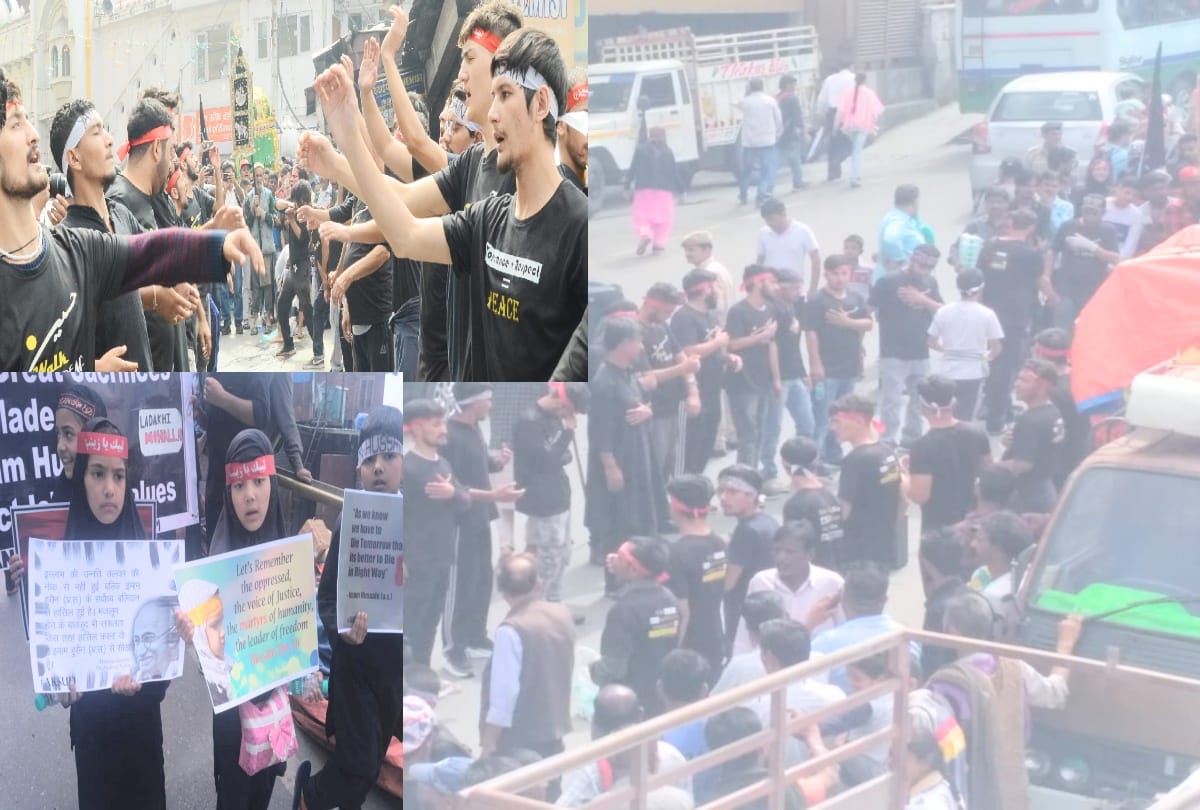 muharram 2019 in shimla and muslim community organised Procession