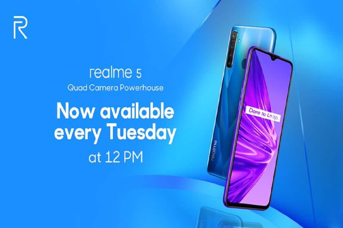 Realme 5 Sale Today Know Price Offers And Specification
