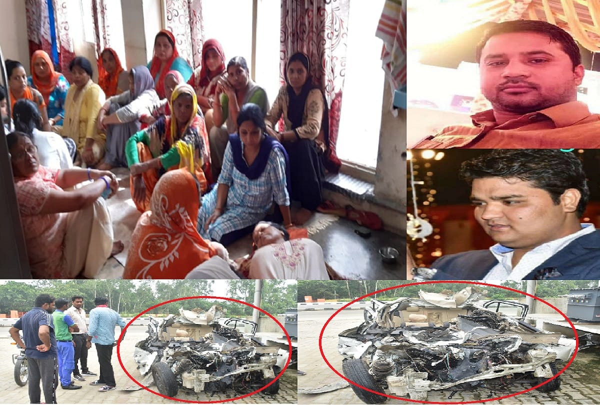 Two SDO of electricity department killed in car accident at Deoband of Uttar Pradesh