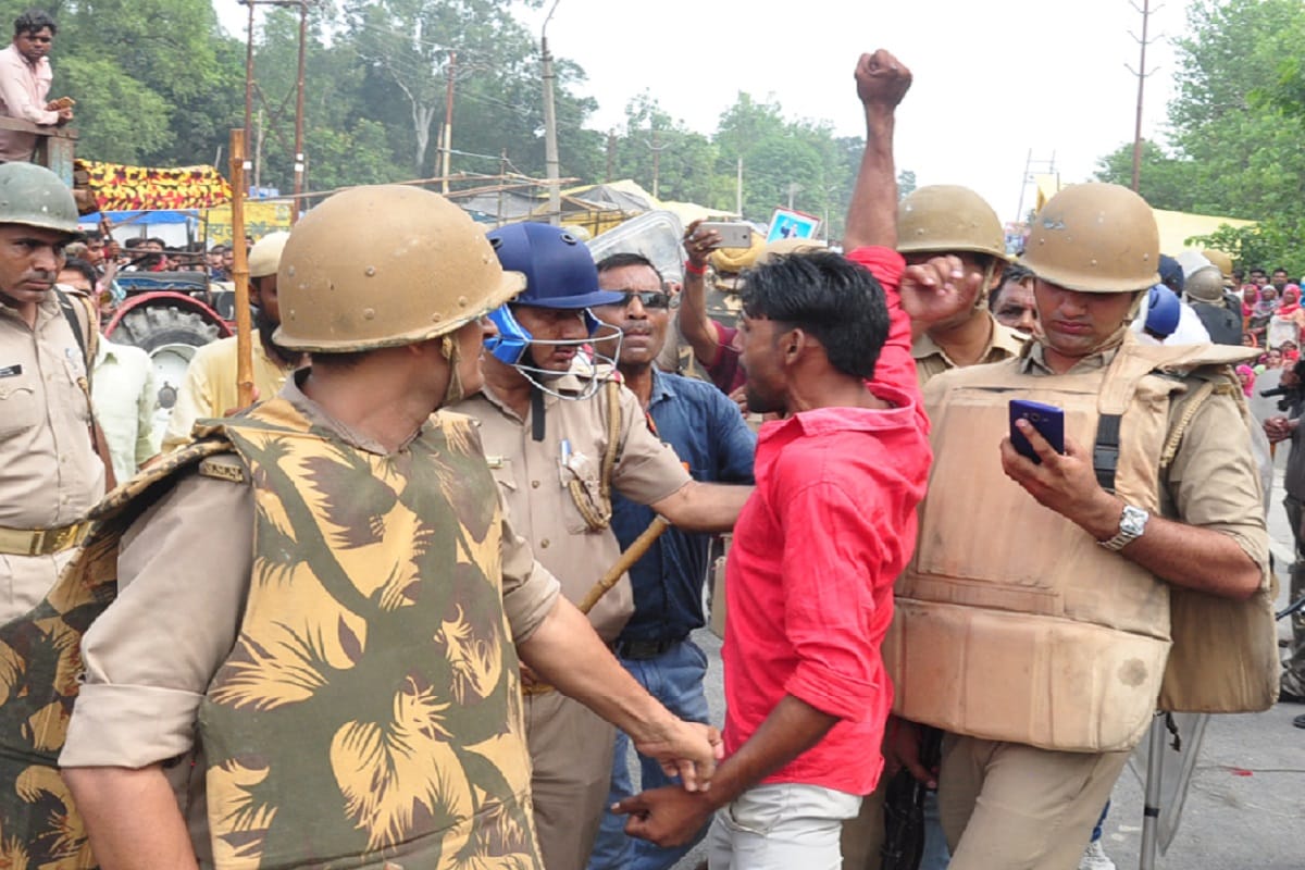 Heavy ruckus in dehat of Saharanpur district after Bhim Rao Ambedkar statue Damaged