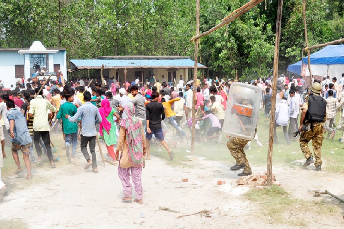 Heavy ruckus in dehat of Saharanpur district after Bhim Rao Ambedkar statue Damaged