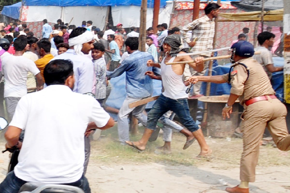 Heavy ruckus in dehat of Saharanpur district after Bhim Rao Ambedkar statue Damaged