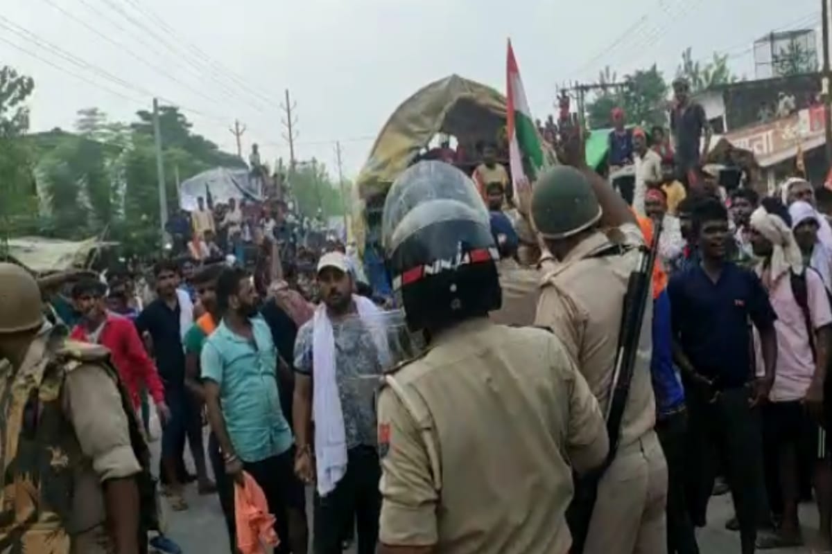 Bhim Rao Ambedkar statue Damaged In saharanpur