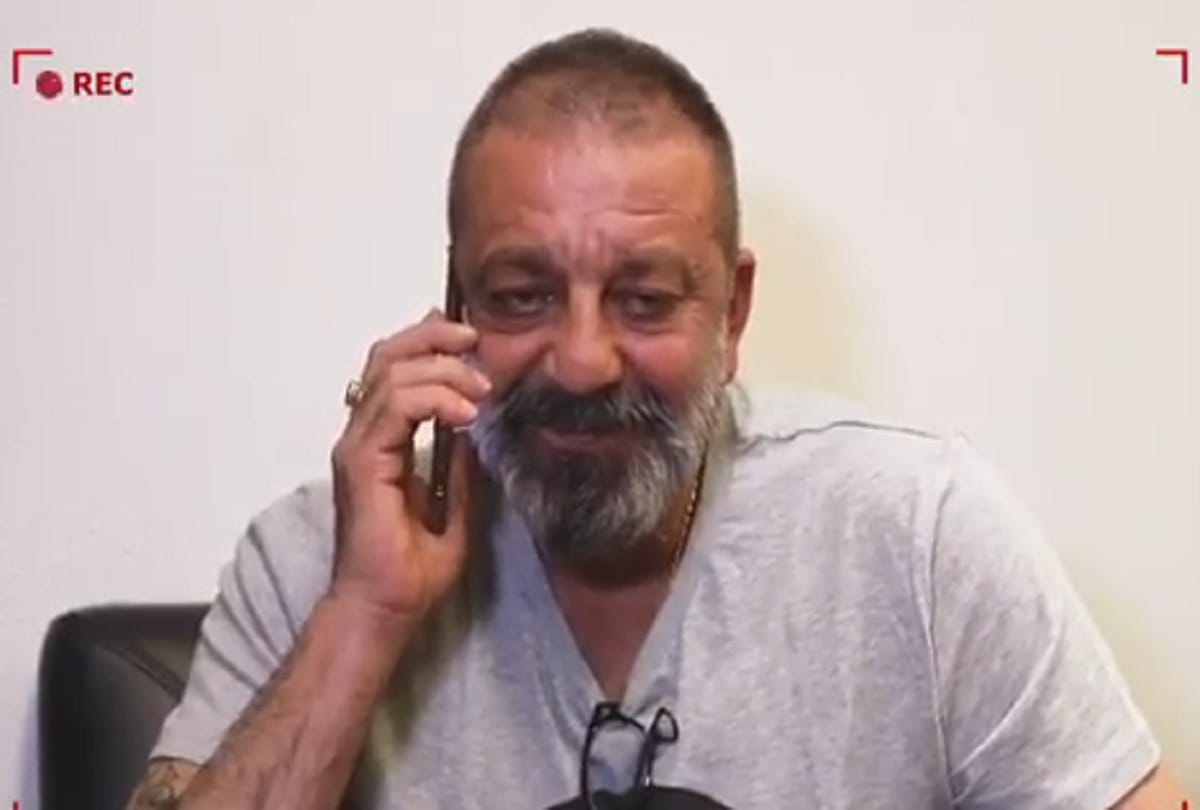 sanjay dutt share his son Shahraan Dutt says he is karate kid