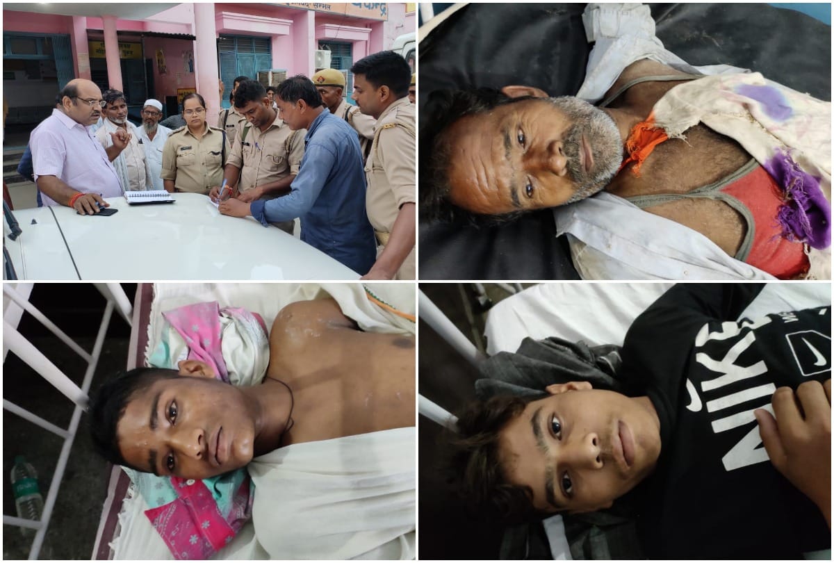 Moradabad Moharram Tajiya catches current hightension electric wire one died many injured