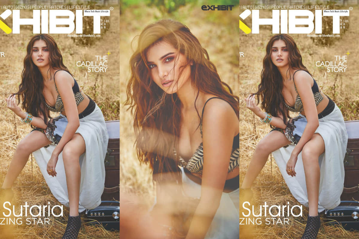 tara sutaria stunning cover photoshoot for exhibit magazine september issue