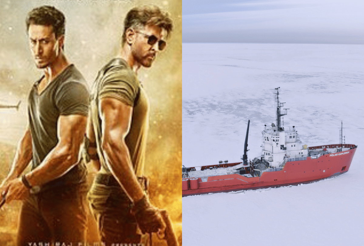 Hrithik Roshan and Tiger Shroff war movie fight secen shoot  largest ice breaker ship in Arctic
