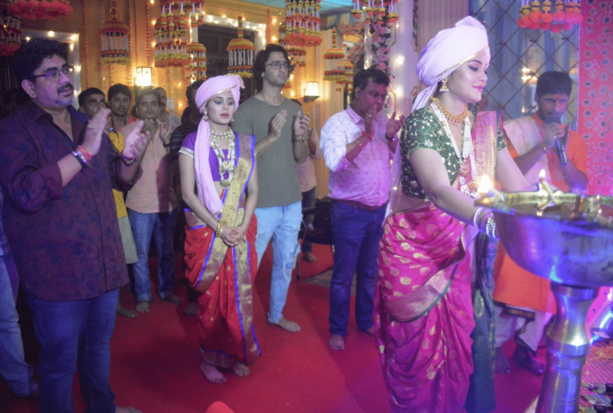 Ye Rishte Hain Pyaar Ke star cast and producer Rajan Shahi did Ganpati Visarjan