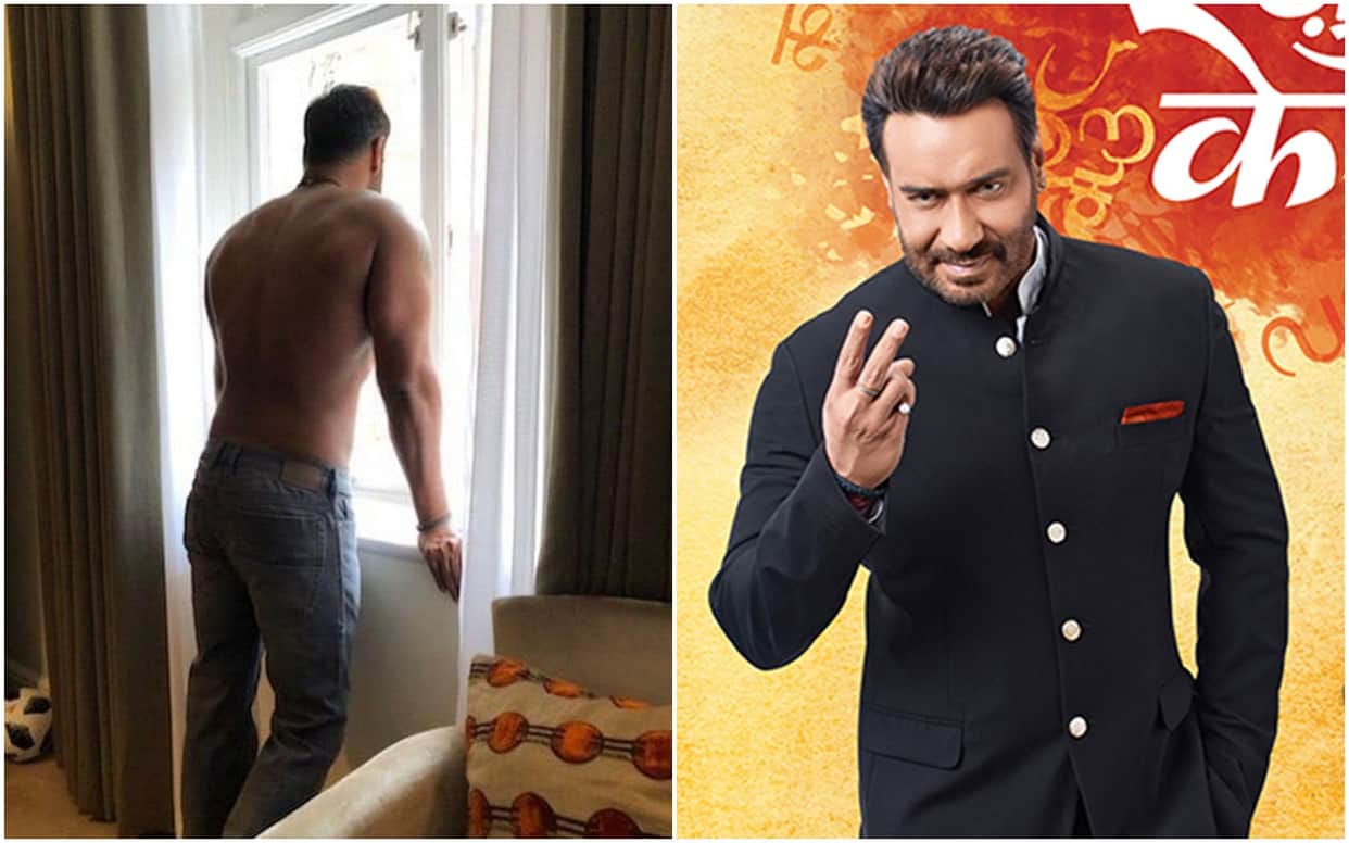 Ajay Devgn shares Shirtless Picture Fans Give Love and Support