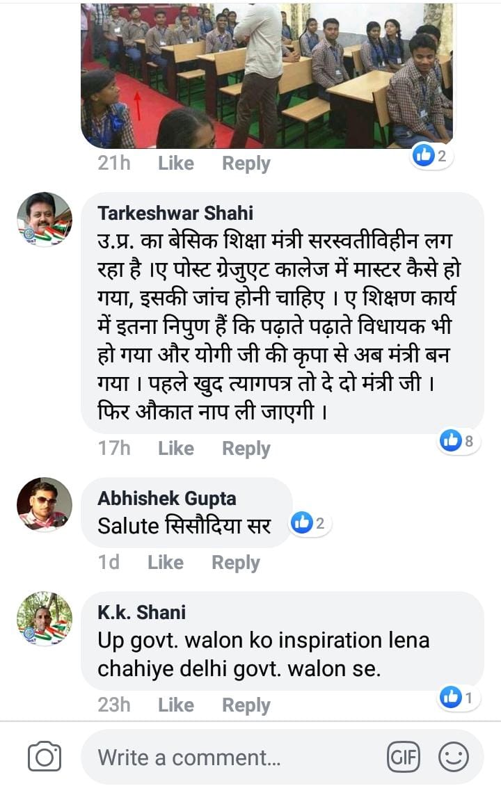 edcation minister