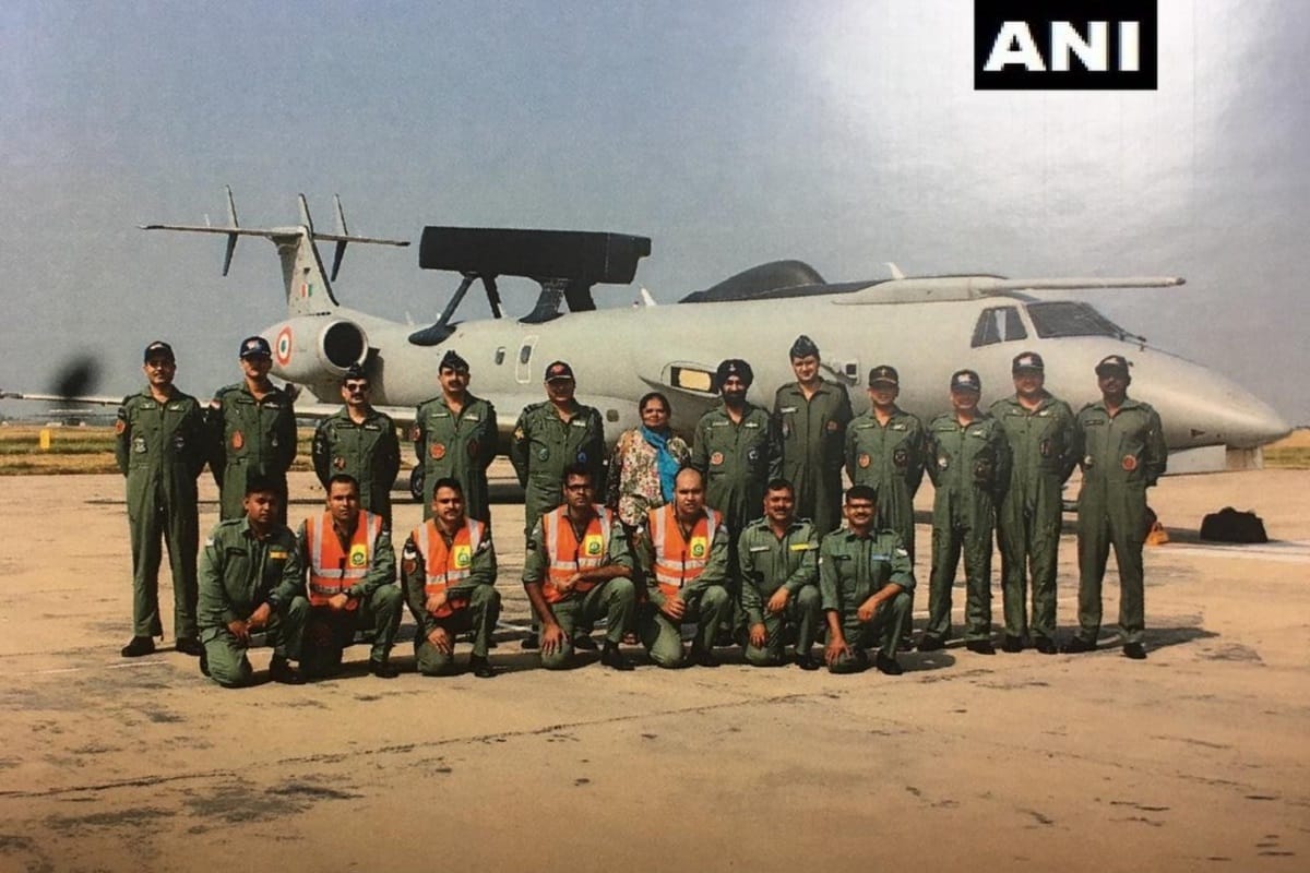 DRDO today handed over the second indigenous Netra AWACS Aircraft