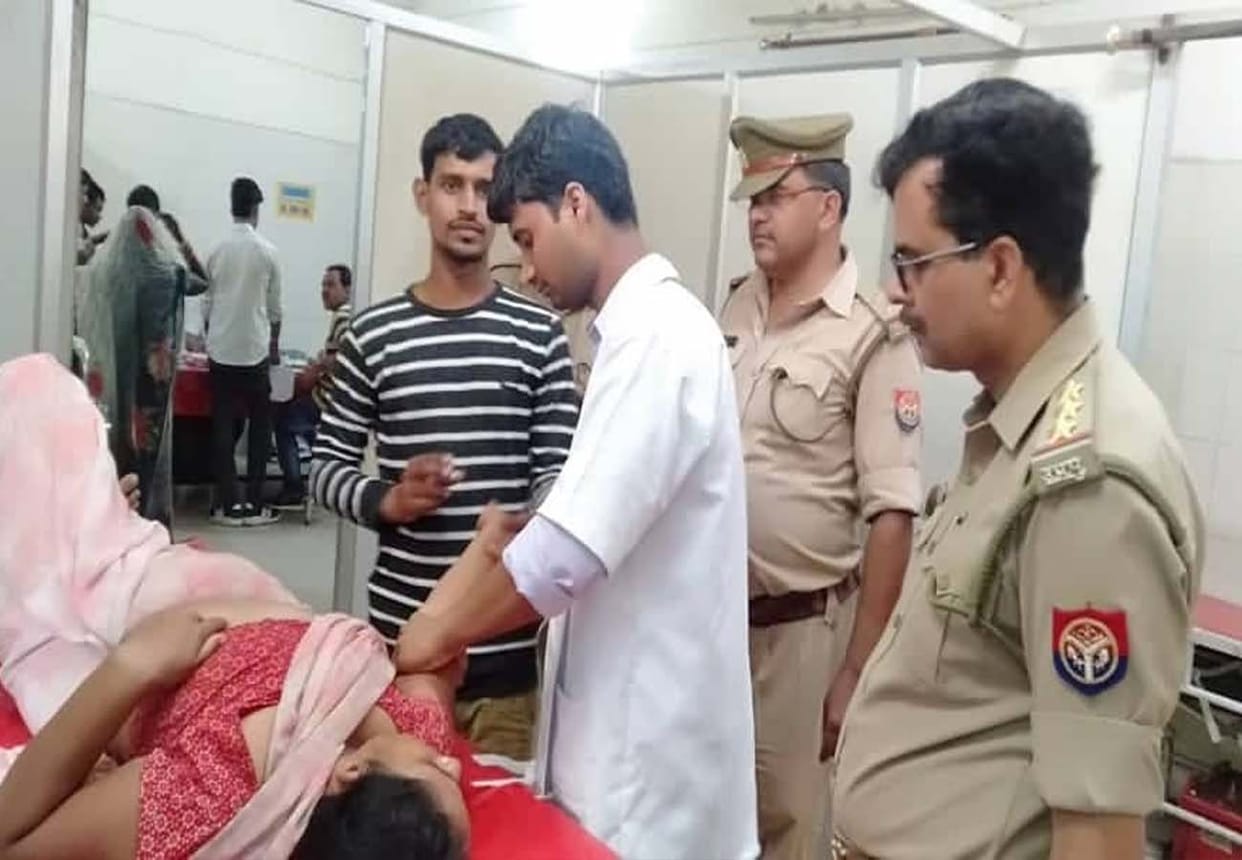 Woman try to commit suicide in police station in Unnao