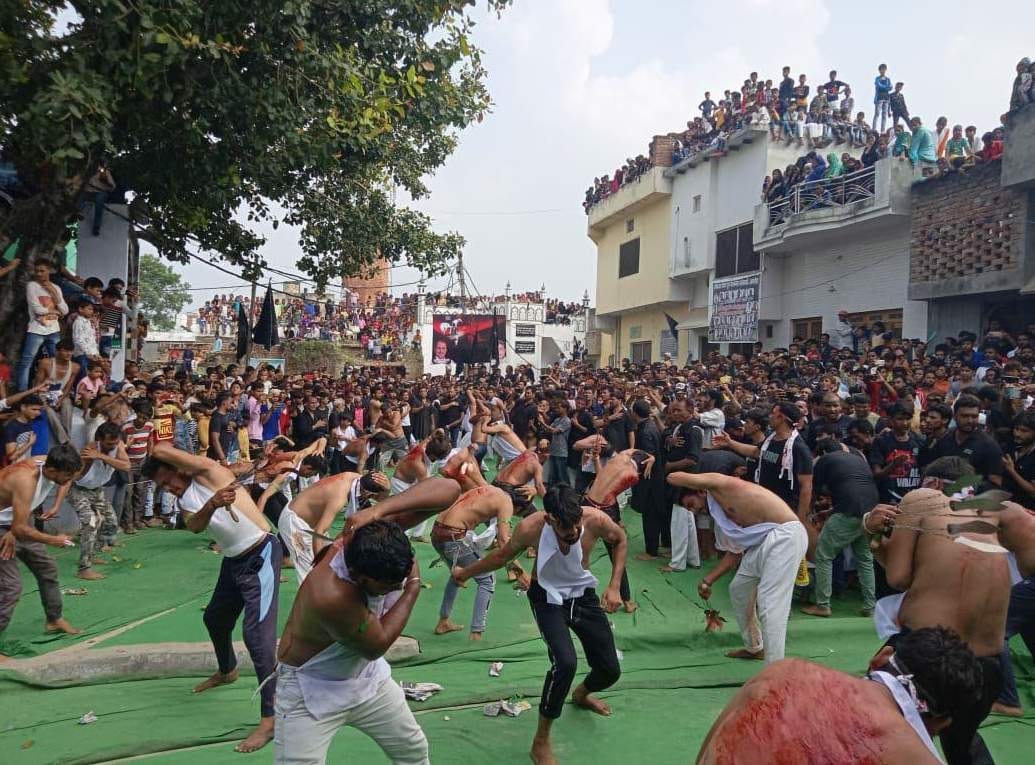 matam in amroha on the ocassion of moharam