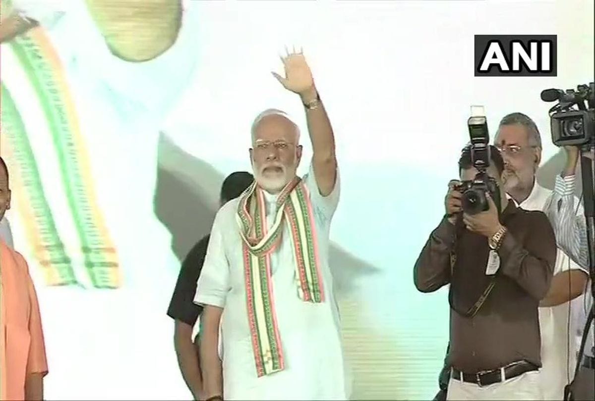 pm modi speech in mathura arround lord krishana
