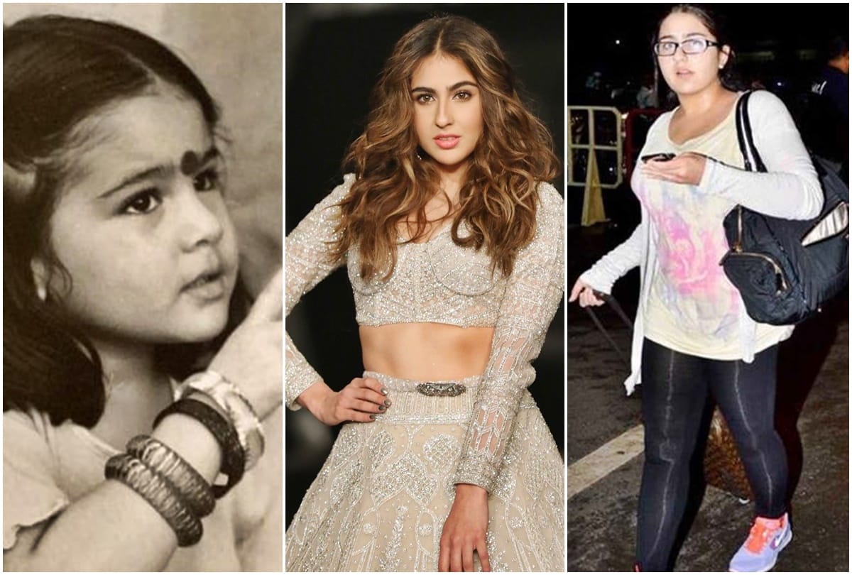 Sara Ali khan Throwback Photos and videos are viral on instagram