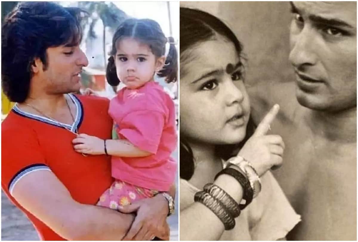 Throwback Thursday Sara ali khan Shares Her Childhod pic in lehenga choli