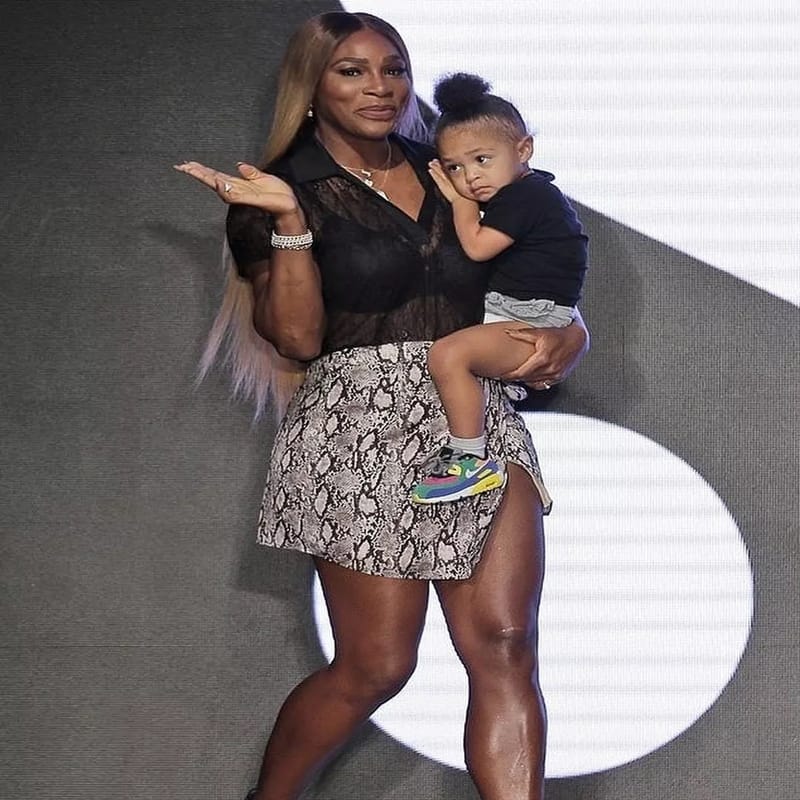 Serena Williams walks NYFW runway with two year old daughter Alexis