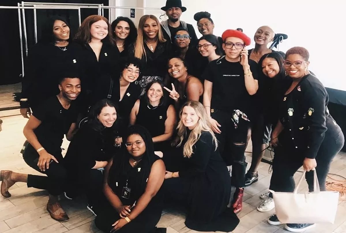 Serena Williams walks NYFW runway with two year old daughter Alexis