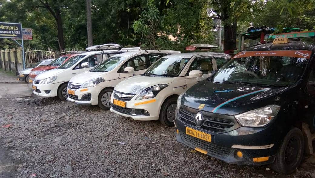 MV Act 2019: Bus taxi and auto Drivers strike in uttarakhand photos