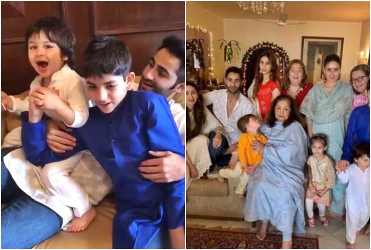 Karisma Kapoor shared an adorable video of Taimur Ali Khan chanting Mangal Murti Morya