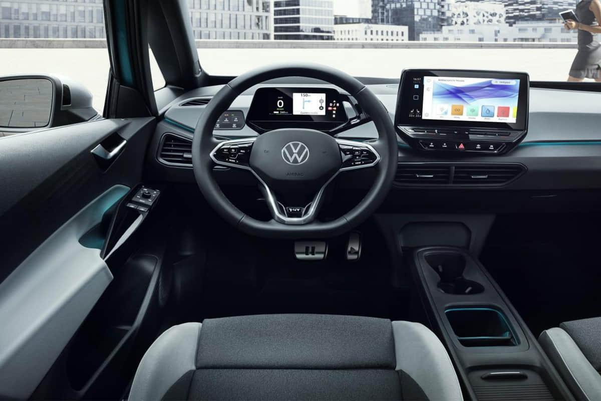 Volkswagen first id3 electric car unveiled at 2019 frankfurt motor show