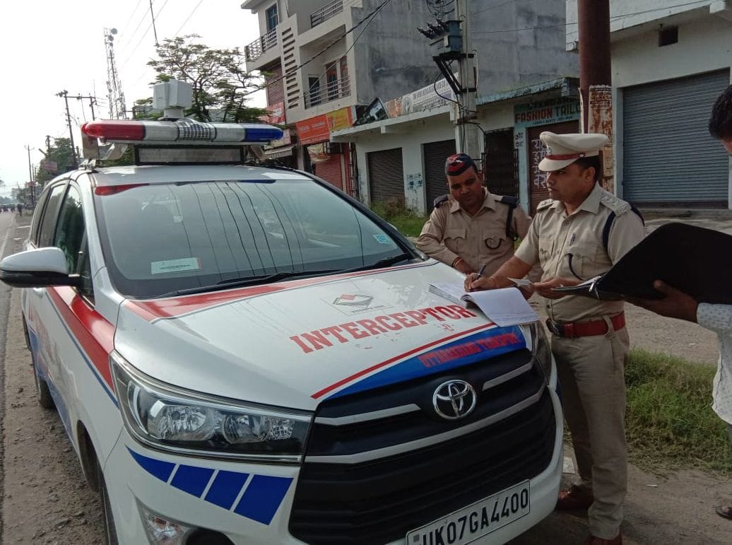 22 vehicles including six school buses were challan