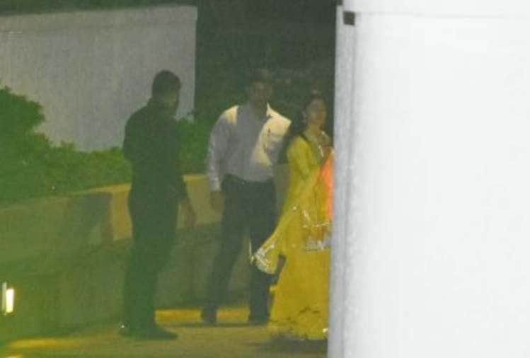 alia bhatt spotted outside of ranbir kapoor house in yellow sharara