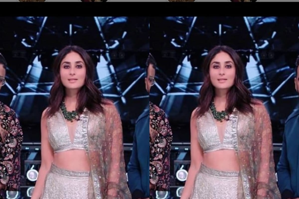 kareena kapoor looks gorgeous in lehenga, wearing at  dance india dance show