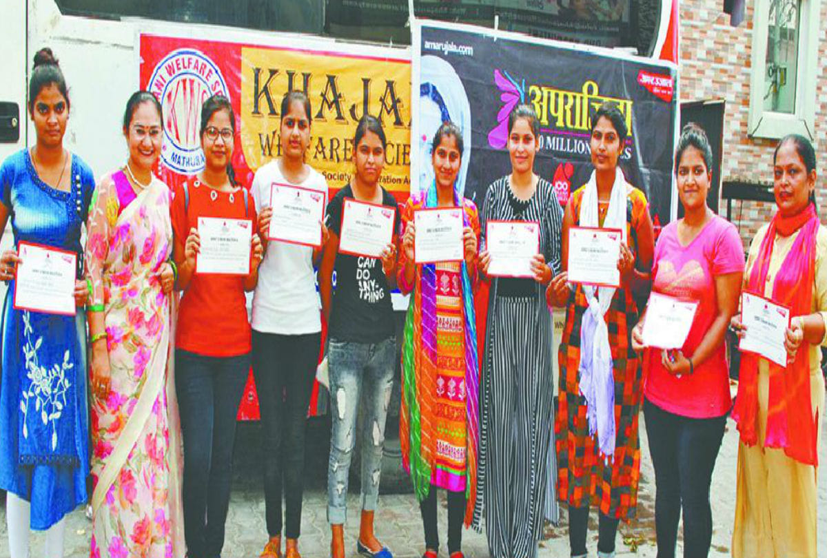 aprajita blood donation camp Organized by Amar Ujala Foundation and Khajani Welfare in mathura