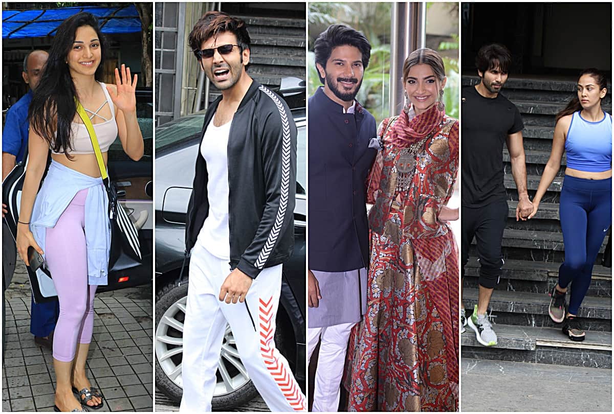 Bollywood celebs Spotted Arjun Kareena kartik kiara Shahid Mira Sunny Leone Sonam Kiara Ayushmann