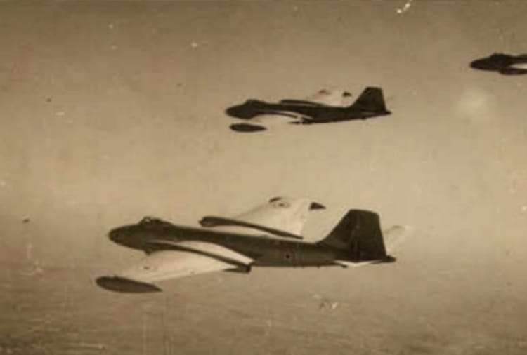 Indian Air Force the first English Electric Canberra jet was used for Spying of China, Pakistan