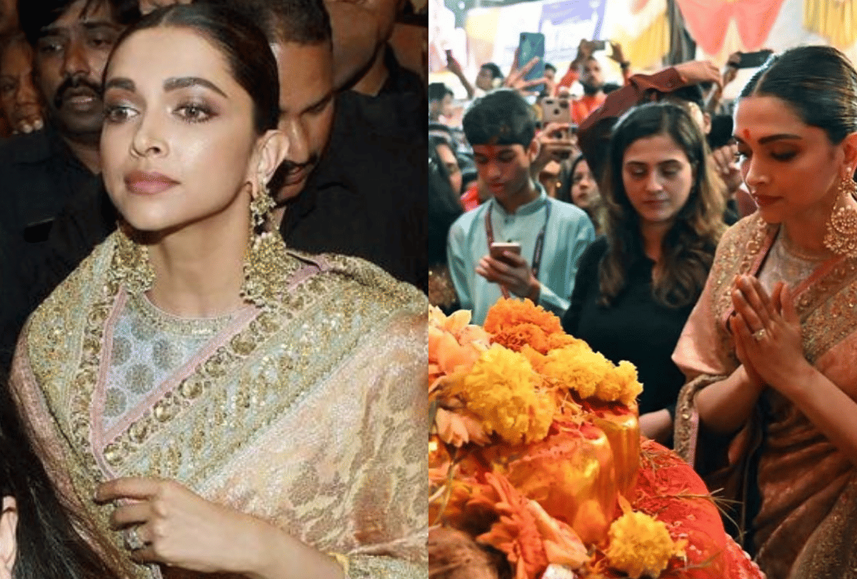 Deepika Padukone was snapped at Lalbaugcha Raja in Mumbai