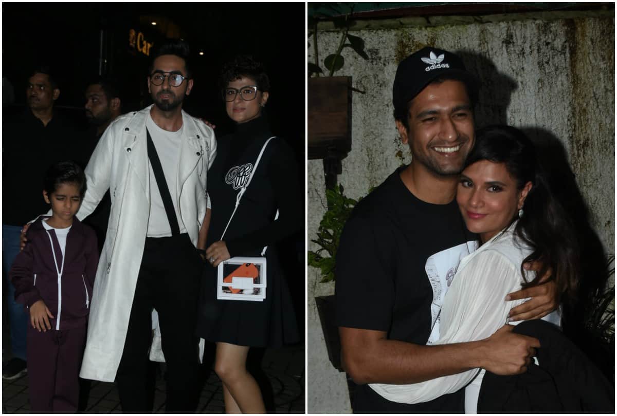 Ayushmann Khurrana Dream Girl Richa Chadda Section 375 film screening