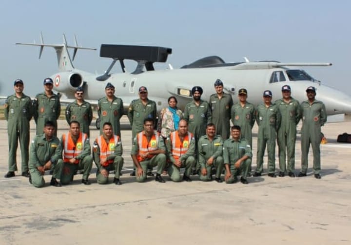 Embraer-145 aircraft joins Indian Air Force In Bathinda