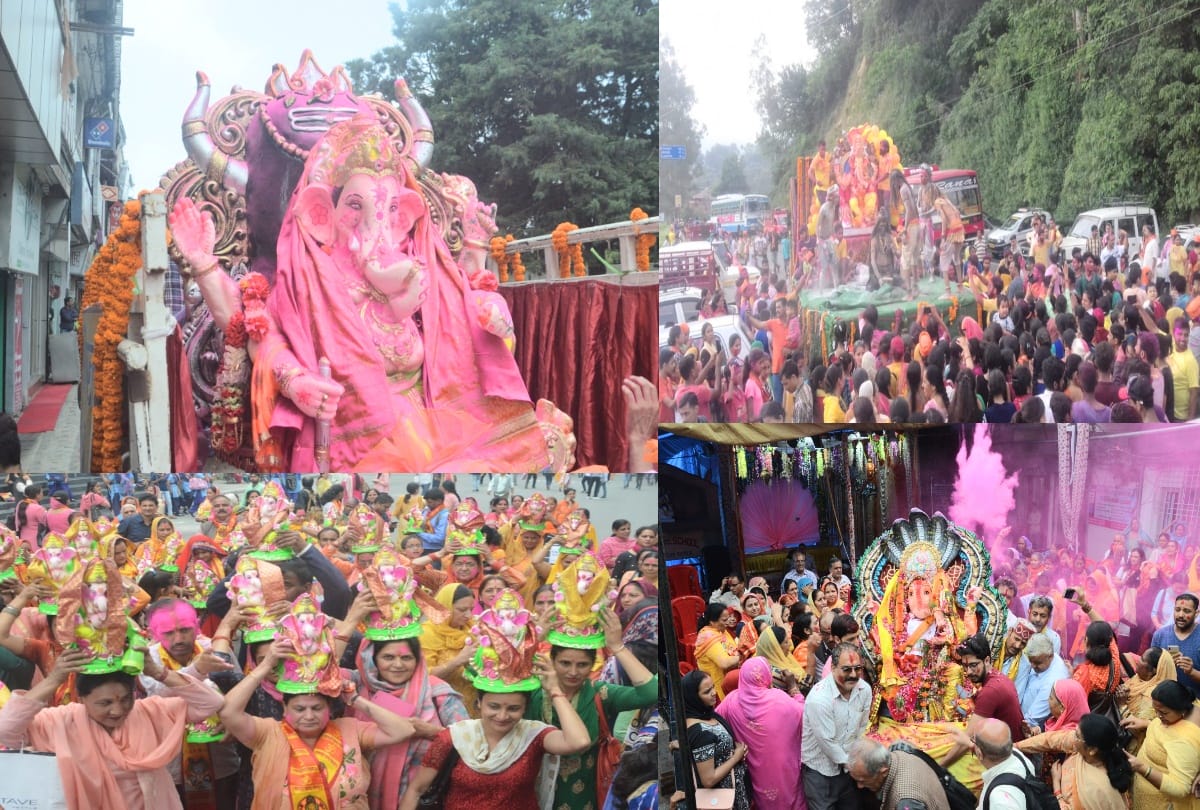 ganesh visarjan 2019 celebration in shimla and other parts of himachal pradesh