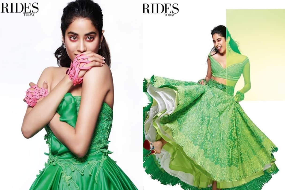 jhanvi kapoor latest bridal photoshoot for magazine