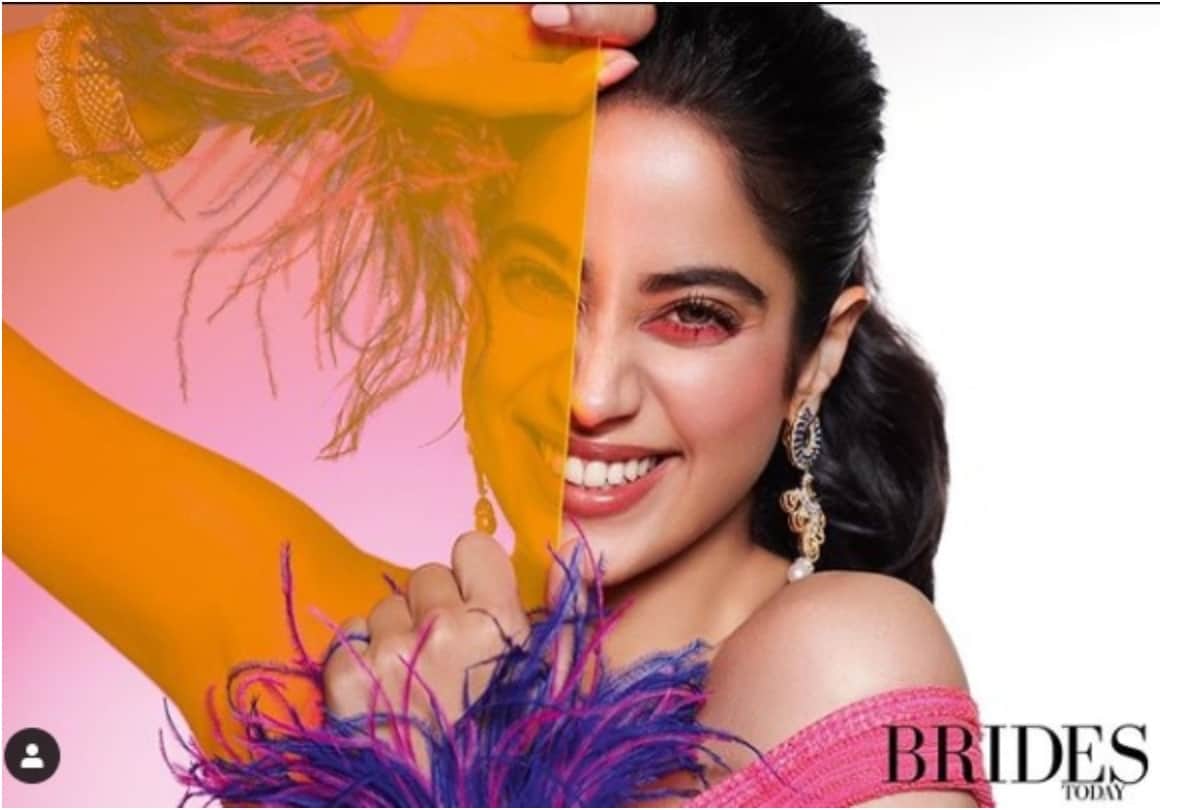 jhanvi kapoor latest bridal photoshoot for magazine