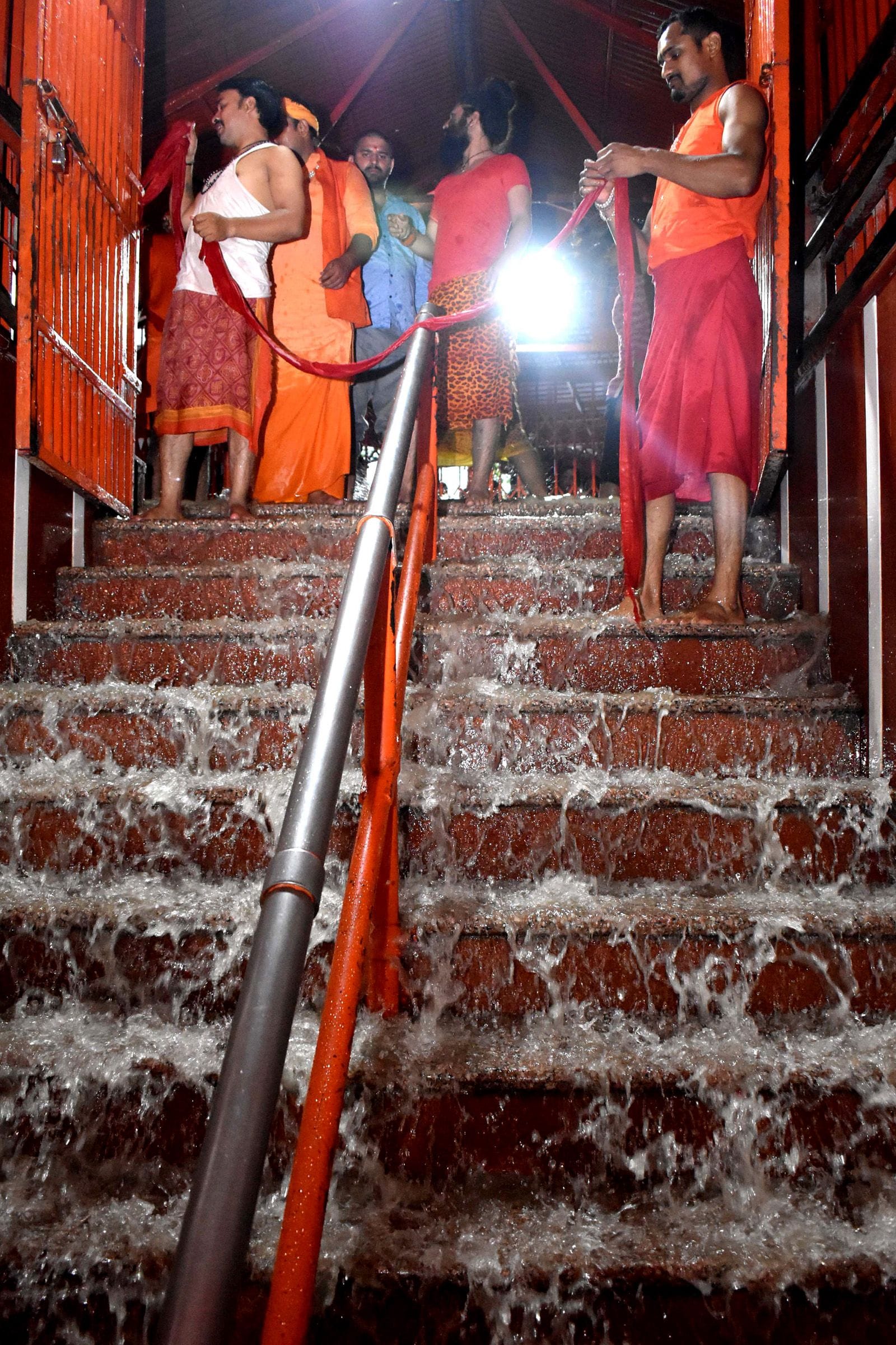 Ganga again anointed the elder Hanuman