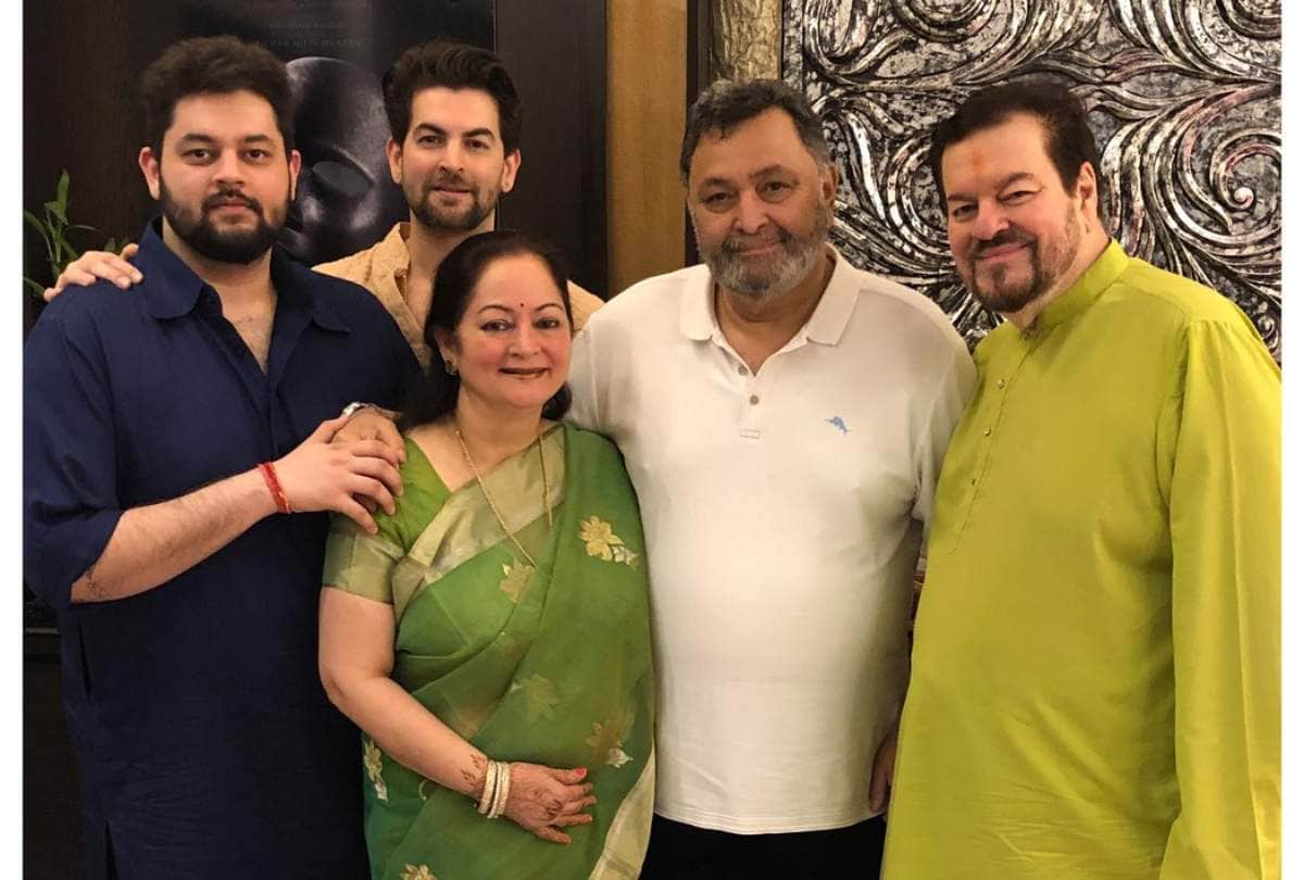 rishi kapoor visit neil nitin mukesh house after back in mumbai
