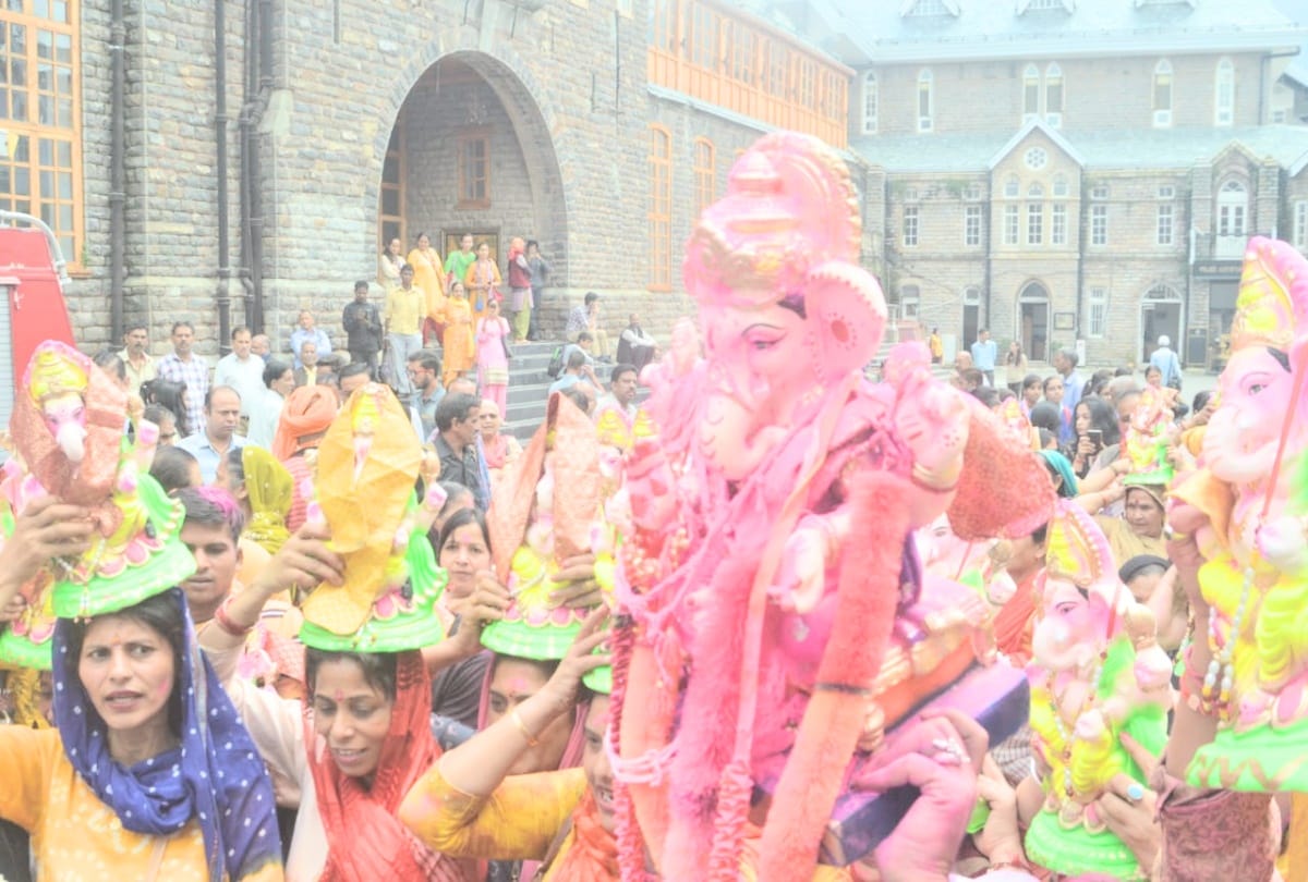 ganesh visarjan 2019 celebration in shimla and other parts of himachal pradesh