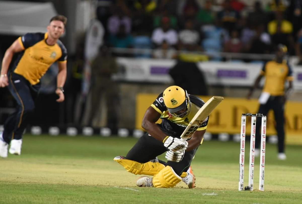 Andre Russell Suffers Brutal Blow During match of  CPL19