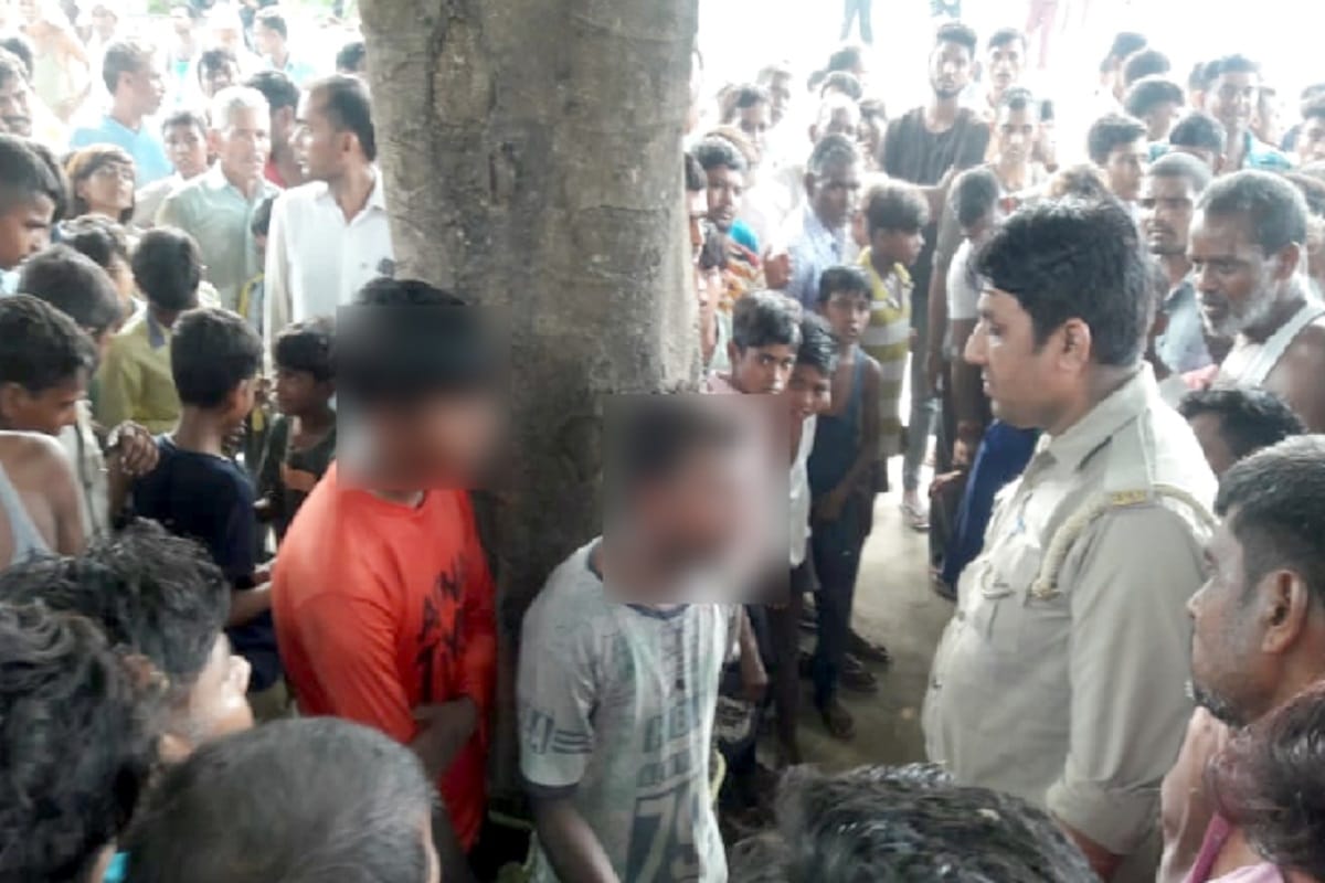 Villagers beaten up two youth after molesting with woman in Bijnor city
