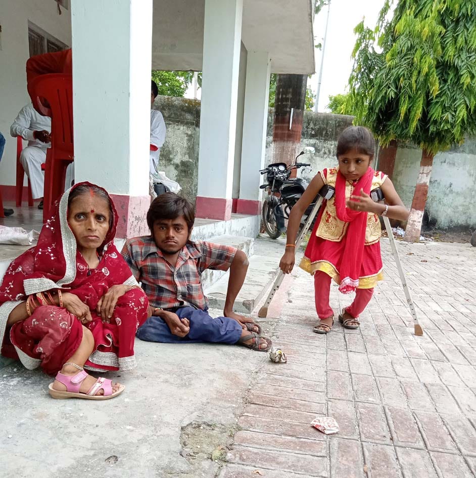 children became handicapped of family