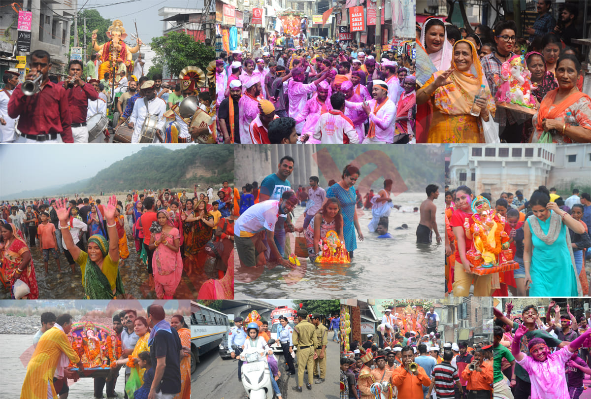 Ganesh Visarjan 2019: Ganapati Bappa Immersed In Jammu Kashmir