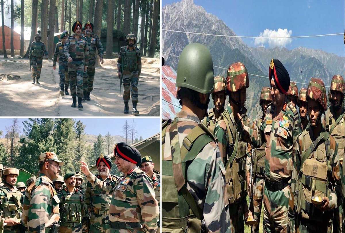 Lt General Ranbir Singh visited the Kashmir Valley to review prevailing security situation