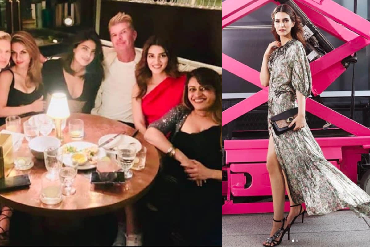 new york fashion week 2019 kriti sanon flaunts in coach thigh high slit dress