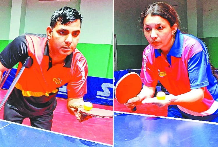 Para Table Tennis Star players Mukesh and Couple Preparing for Mission Olympic