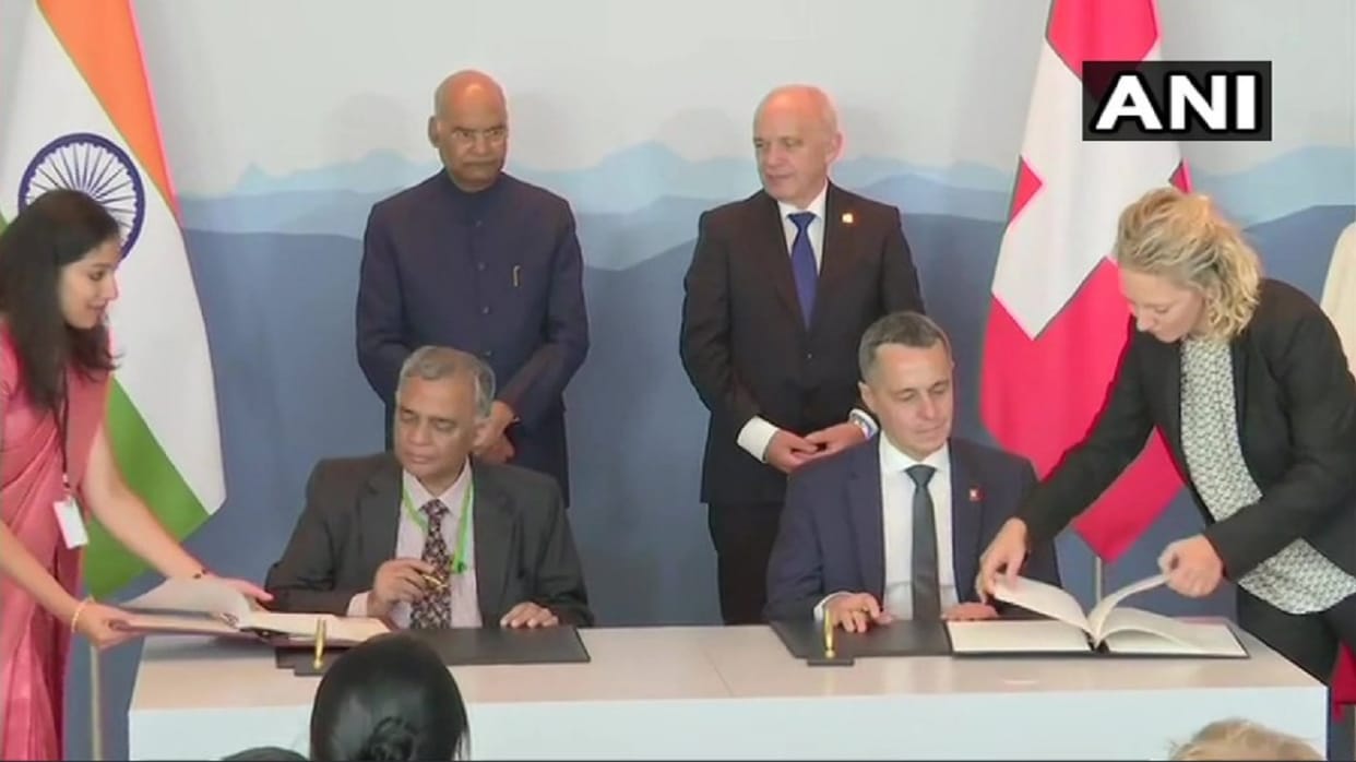 India-Switzerland help against terrorism by exchange of tax information: President ram nath kovind